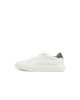 GEOX Shoes, Men's U Deiven White Dark Brown Leather Shoes GEOX Shoes, Men's U Deiven White Dark Brown Leather Shoes