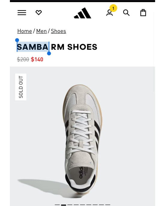 Adidas Shoes, SAMBA RM Running Shoes Adidas Shoes, SAMBA RM Running Shoes