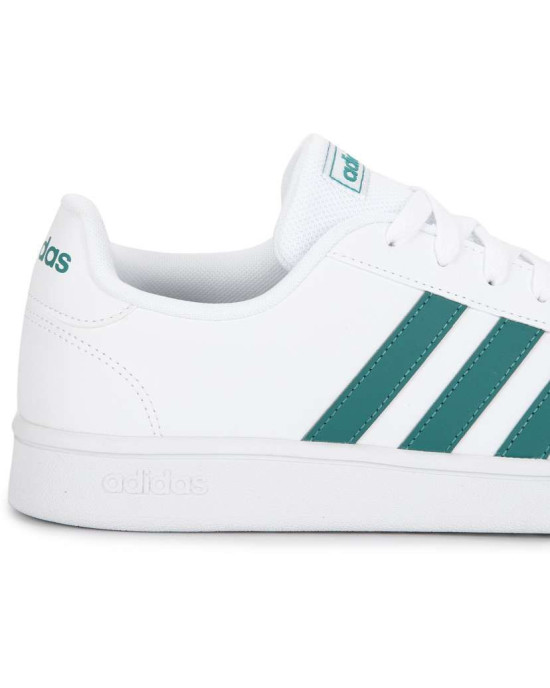 Adidas Shoes, Mens Trainers in White Green Leather Adidas Shoes, Mens Trainers in White Green Leather