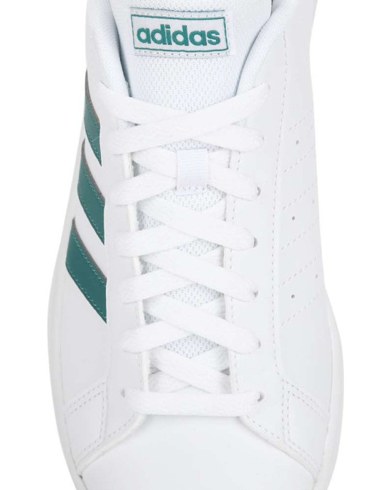 Adidas Shoes, Mens Trainers in White Green Leather Adidas Shoes, Mens Trainers in White Green Leather