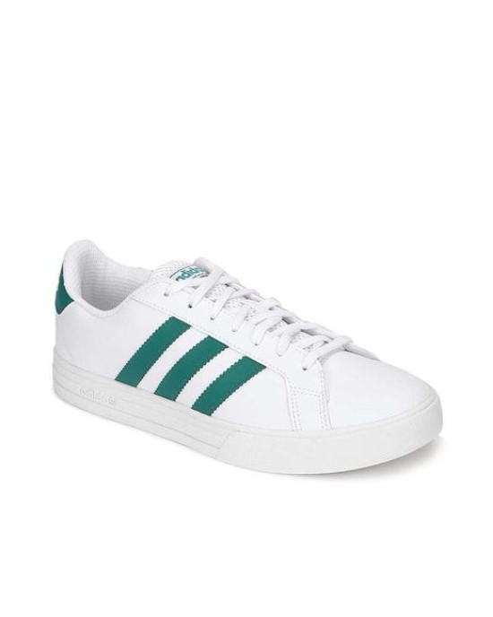 Adidas Shoes, Mens Trainers in White Green Leather Adidas Shoes, Mens Trainers in White Green Leather