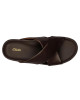Clarks Slipper, Dark Brown Leather Sandals Shoes Clarks Slipper, Dark Brown Leather Sandals Shoes