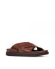 Clarks Slipper, Brown Leather British Tan Lea Slipper Clarks Slipper, Brown Leather British Tan Lea Slipper