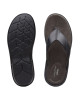 Clarks Slipper, Black Leather Flip-Flops Sandals Shoes Clarks Slipper, Black Leather Flip-Flops Sandals Shoes