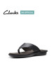 Clarks Slipper, Black Leather Flip-Flops Sandals Shoes Clarks Slipper, Black Leather Flip-Flops Sandals Shoes