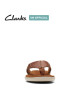 Clarks Slipper, Brown Leather Flip-Flops Sandals Shoes Clarks Slipper, Brown Leather Flip-Flops Sandals Shoes