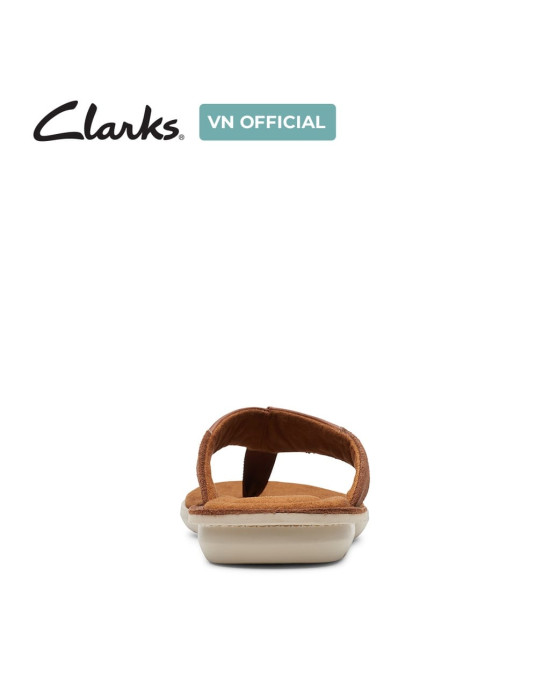 Clarks Slipper, Brown Leather Flip-Flops Sandals Shoes Clarks Slipper, Brown Leather Flip-Flops Sandals Shoes