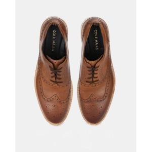 COLE HAAN Shoes, Morris Wing Oxford Shoes with Broguing Shoes For Men's