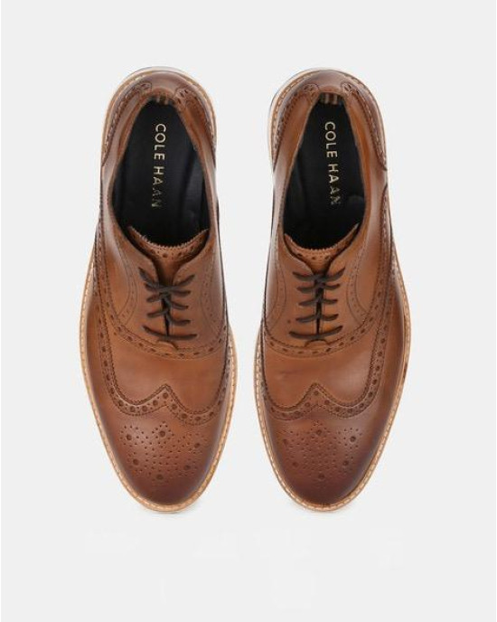 COLE HAAN Shoes, Morris Wing Oxford Shoes with Broguing Shoes For Men's COLE HAAN Shoes, Morris Wing Oxford Shoes with Broguing Shoes For Men's