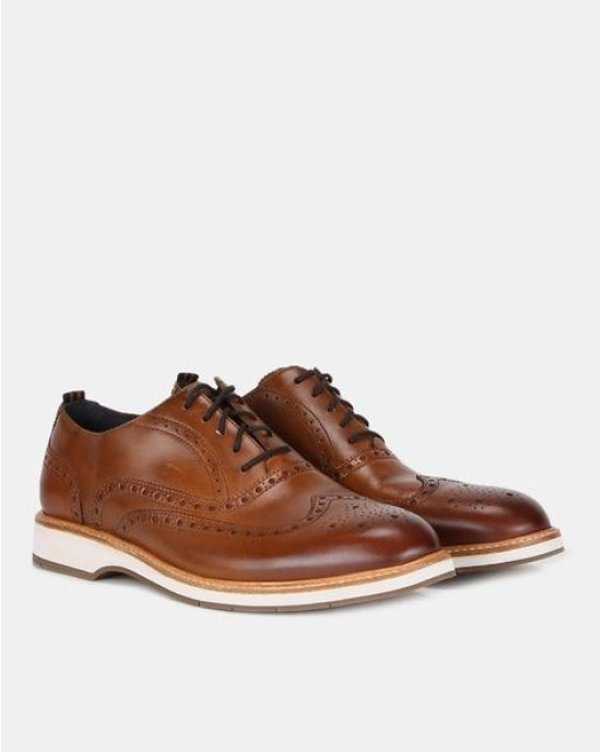 COLE HAAN Shoes, Morris Wing Oxford Shoes with Broguing Shoes For Men's COLE HAAN Shoes, Morris Wing Oxford Shoes with Broguing Shoes For Men's