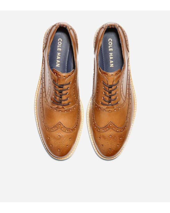 COLE HAAN Shoes, Morris Wing Oxford Shoes with Broguing Shoes For Men's COLE HAAN Shoes, Morris Wing Oxford Shoes with Broguing Shoes For Men's