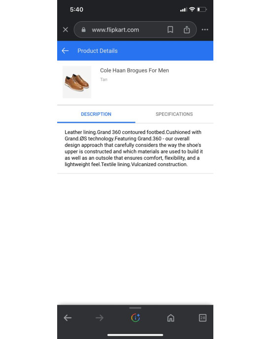 COLE HAAN Shoes, Morris Wing Oxford Shoes with Broguing Shoes For Men's COLE HAAN Shoes, Morris Wing Oxford Shoes with Broguing Shoes For Men's