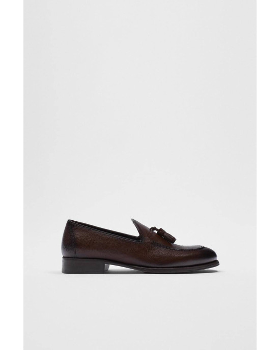 ZARA Shoes, Brown Leather Loafers ZARA Shoes, Brown Leather Loafers