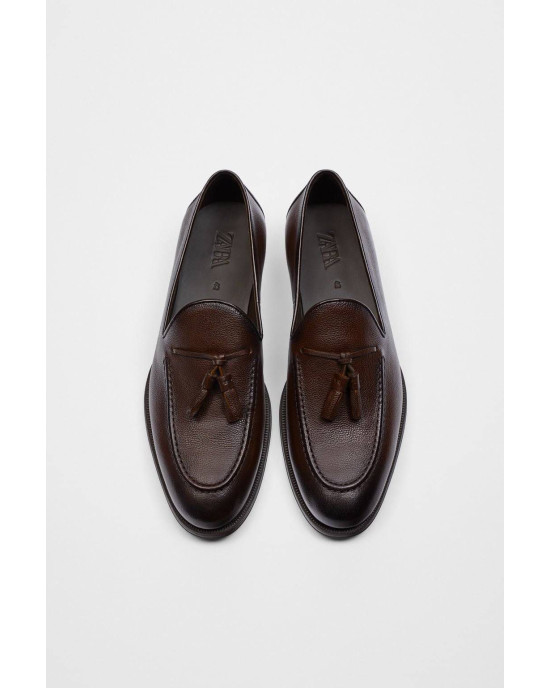 ZARA Shoes, Brown Leather Loafers ZARA Shoes, Brown Leather Loafers