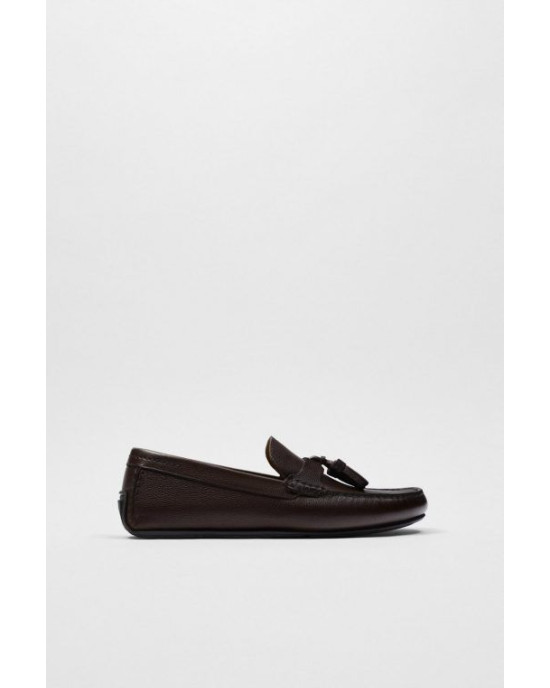 ZARA Shoes, Brown Leather Loafers ZARA Shoes, Brown Leather Loafers