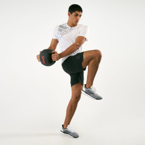 Adidas T-Shirt, Round neck, White Color