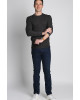Jachs New York Jeans, Dark Blue Straight Fit Comfort Stretch Denim Pant