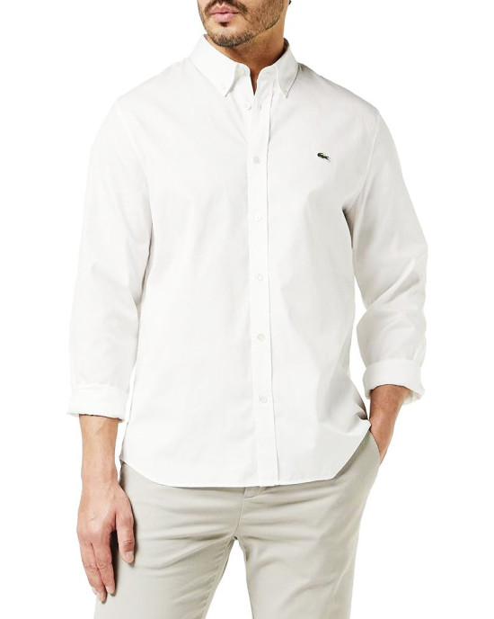 LACOSTE Shirt -White Men’s Shirt LACOSTE Shirt -White Men’s Shirt