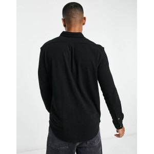 Polo Ralph Lauren Shirt, icon logo button down pique shirt in black