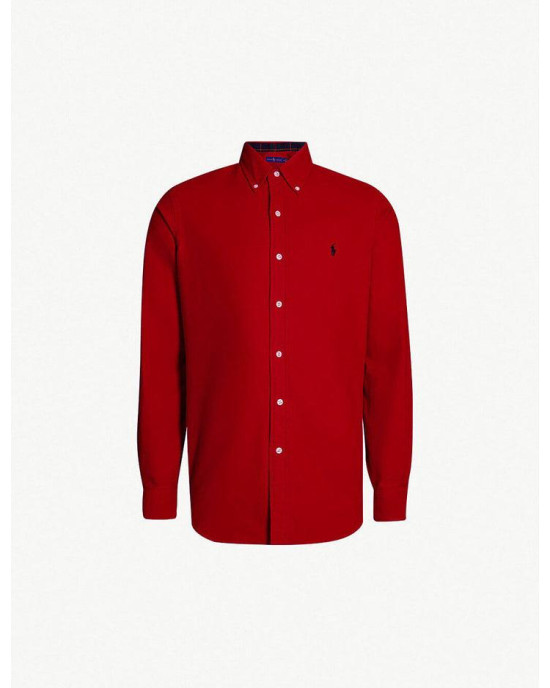 Polo Ralph Lauren Shirt, icon logo button down pique shirt Polo Ralph Lauren Shirt, icon logo button down pique shirt