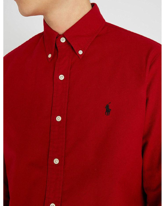 Polo Ralph Lauren Shirt, icon logo button down pique shirt Polo Ralph Lauren Shirt, icon logo button down pique shirt