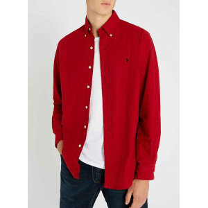 Polo Ralph Lauren Shirt, icon logo button down pique shirt