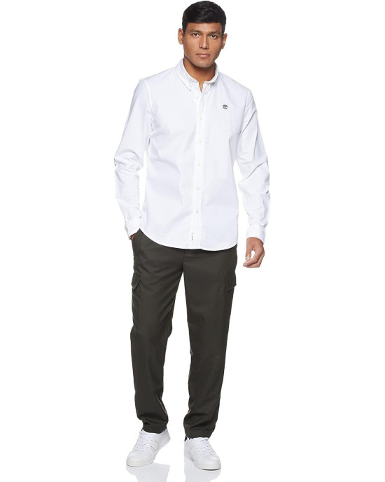 Timberland Shirt, Men's Milford Oxford Solid Shirt Timberland Shirt, Men's Milford Oxford Solid Shirt