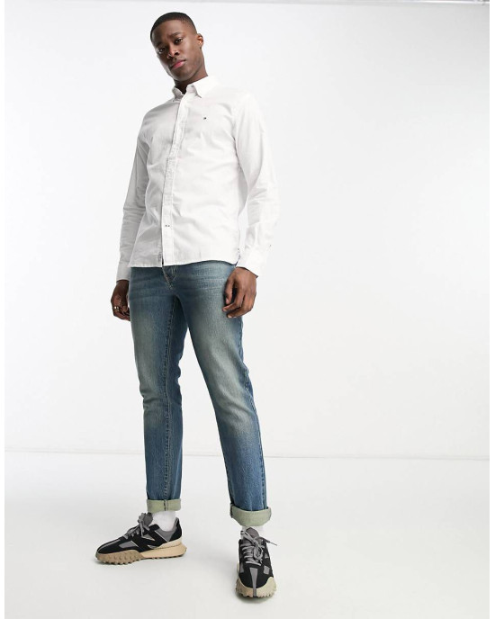 Tommy Hilfiger Shirt, White Men’s Shirt Tommy Hilfiger Shirt, White Men’s Shirt