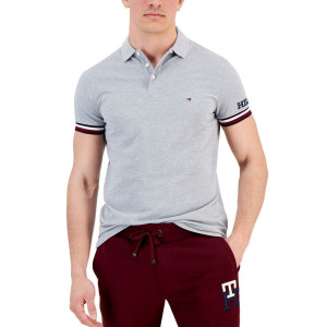 Tommy Hilfiger T-Shirt, Gray T-Shirt For Men's