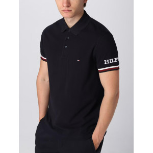 Tommy Hilfiger T-Shirt, Black T-Shirt For Men's