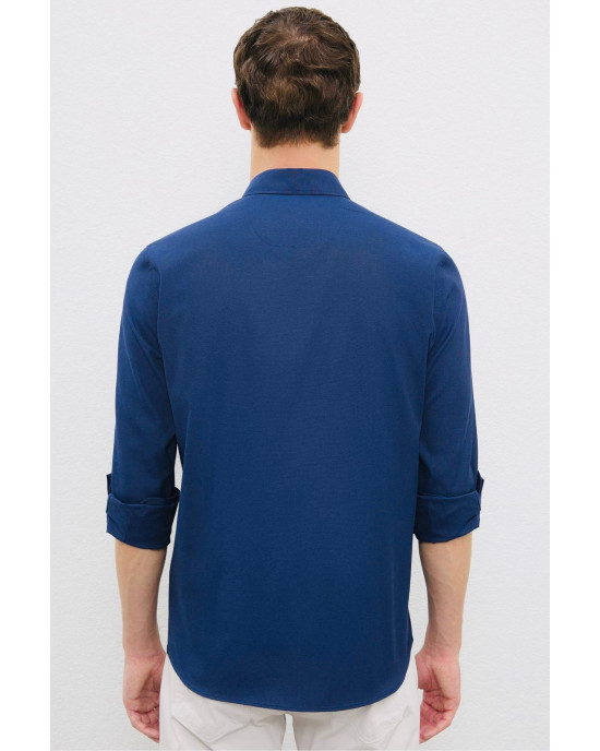 U.S. Polo Assn Shirt, Navy-Blue For Men's