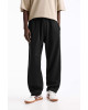 PULL&BEAR Sweatpants, Black Straight-leg joggers For Men's PULL&BEAR Sweatpants, Black Straight-leg joggers For Men's