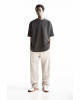 PULL&BEAR Sweatpants, Light Gray Straight-leg joggers For Men's PULL&BEAR Sweatpants, Light Gray Straight-leg joggers For Men's