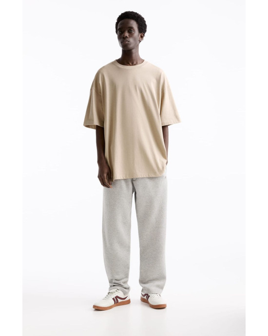 PULL&BEAR Sweatpants, Gray Straight-leg joggers For Men's PULL&BEAR Sweatpants, Gray Straight-leg joggers For Men's