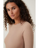 COTTON ON Top, Organic Rib Crew Long Sleeve Top For Women's COTTON ON Top, Organic Rib Crew Long Sleeve Top For Women's