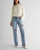 Express Top, Gathered Neck Balloon Sleeve Top For Women's Express Top, Gathered Neck Balloon Sleeve Top For Women's