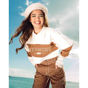H&M Shirt, Cropped Rugby  Women Shirt