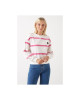 ONLY sweatshirt , Oversized striped sweatshirt For Women's ONLY sweatshirt , Oversized striped sweatshirt For Women's