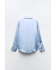 ZARA Shirt, Long Sleeve Satin Shirt For Women's ZARA Shirt, Long Sleeve Satin Shirt For Women's