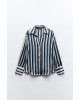 ZARA Shirt, Long Sleeve striped Satin Shirt ZARA Shirt, Long Sleeve striped Satin Shirt
