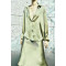ZARA Shirt, Green Satin Shirt For Women's