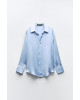 ZARA Shirt, Long Sleeve Satin Shirt For Women's ZARA Shirt, Long Sleeve Satin Shirt For Women's