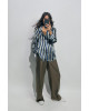 ZARA Shirt, Long Sleeve striped Satin Shirt ZARA Shirt, Long Sleeve striped Satin Shirt