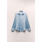 ZARA Shirt, Blue Satin Shirt For Women's