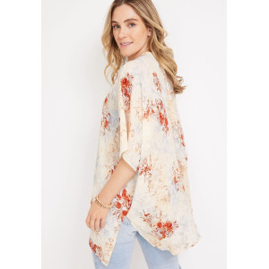 maurices Kimono, Floral Patchwork Kimono For Women's