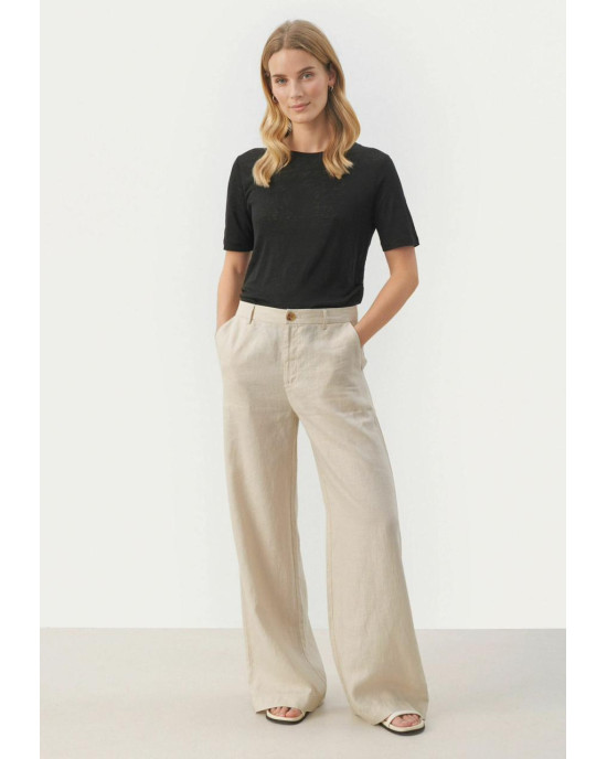 Stradivarius Pants, Linen Baige For Women's Stradivarius Pants, Linen Baige For Women's