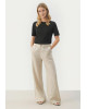 Stradivarius Pants, Linen Baige For Women's Stradivarius Pants, Linen Baige For Women's