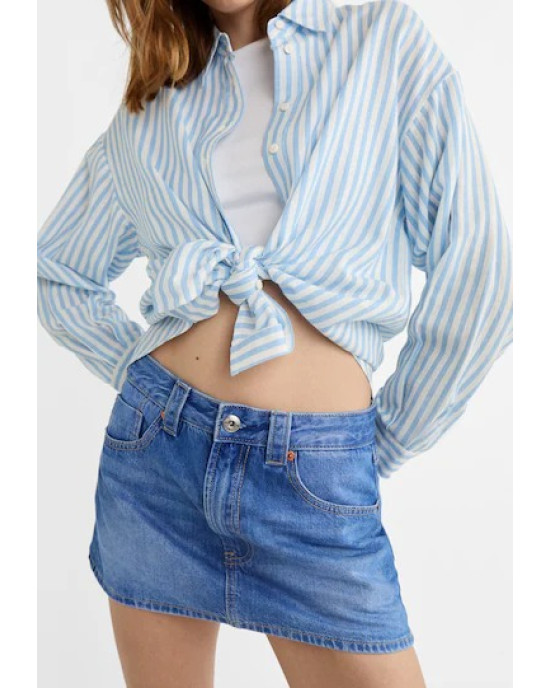 Linen Striped Shirt For Women's Linen Striped Shirt For Women's