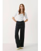 Stradivarius Pants, Linen Black For Women's Stradivarius Pants, Linen Black For Women's