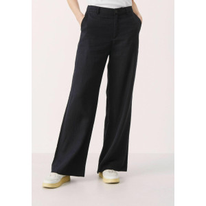 Stradivarius Pants, Linen Black For Women's